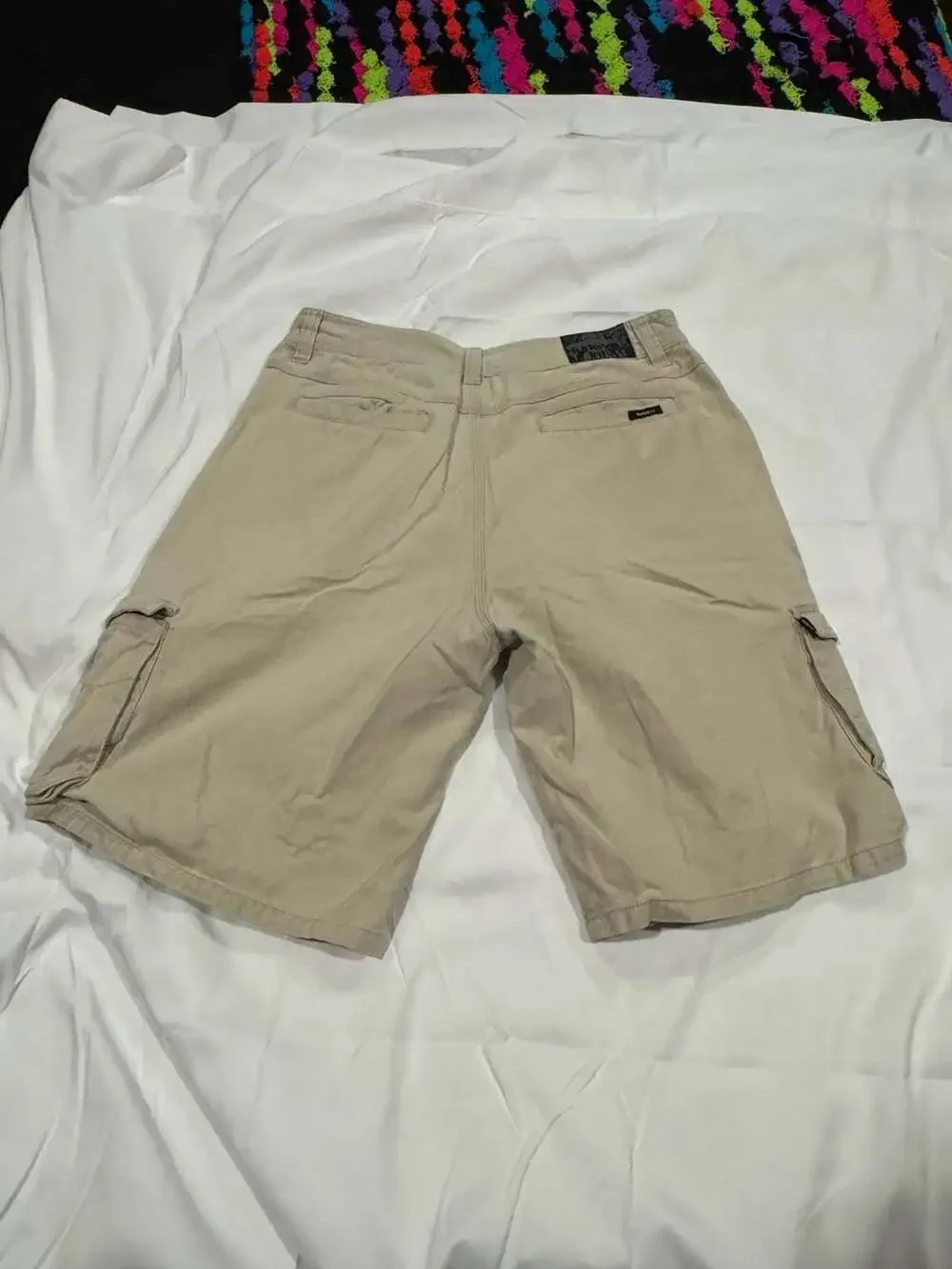 Hurley Men's Tan Khaki Cargo Shorts Size 32